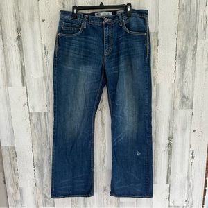 BKE Men’s Tyler 100% Cotton Denim Jeans Size 36X30 Straight Leg Regular Fit
